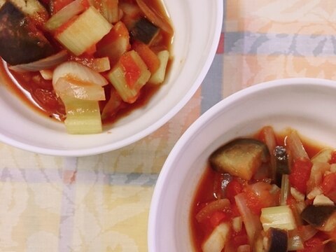 ラタトゥイユ風☆たっぷり野菜のトマト煮込み